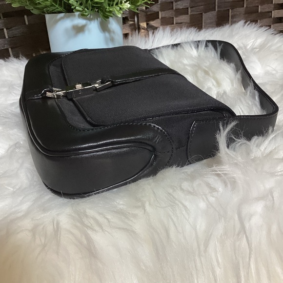 GUCCI Shoulder Bag 001 3824 leather Black SilverMetal Jackie - Picture 5 of 16